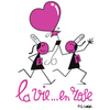 Logo of the association LA VIE...EN ROSE BZH